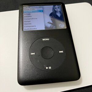 Apple iPod Classic 80GB Black + Original Apple Wired Headphones (New)